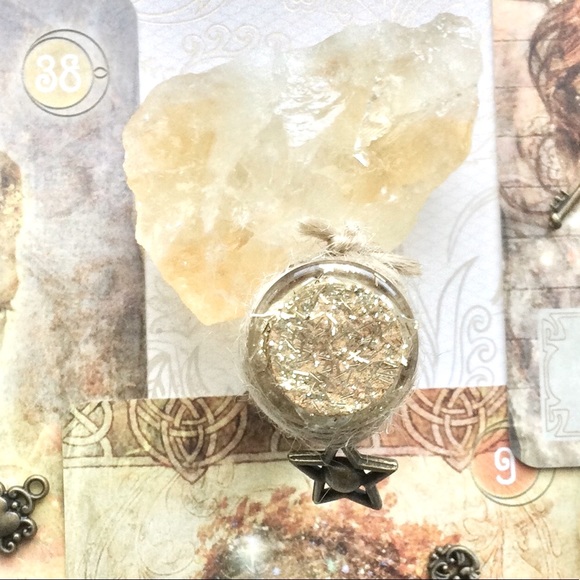 ⭐️SOLD⭐️ 11:11 Wish Spell Jar with Citrine Crystal - Picture 3 of 4